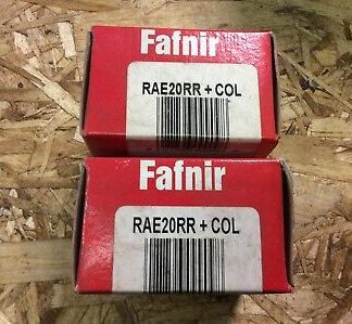 LOT OF 2-FAFNIR-Bearings #RAE20RR+COL, 30 day warranty, free shipping lower 48!