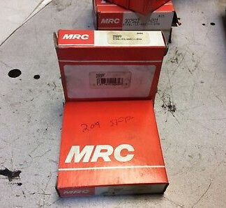 Lot of 2-MRC-Bearing, #209SFF, 30 day warranty, free shipping lower 48!