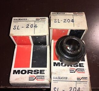 Lot of 4-SEALMASTER-Bearings #SL-204 30 day warranty, free shipping lower 48!
