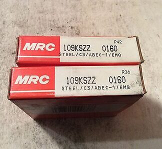 2-MRC /bearings #109KSZZ,30 day warranty, free shipping lower 48!