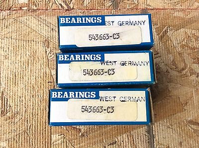 3-Bearings, Cat#543663-C3, comes w/30day warranty, free shipping
