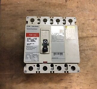 Eaton Cutler-Hammer Industrial Circuit Breaker, 60a, 4pole, #FDB4060L, FDB 14K