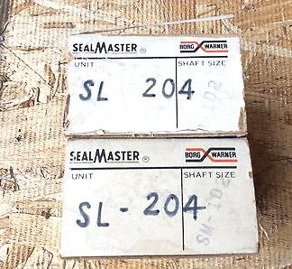 2-SealMaster-BEARING, #SL-204  ,comes with 30 DAY WARRANTY, FREE SHIPPING