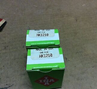 2-INA bearings #HK 1210, 30day warranty, free shipping lower 48!