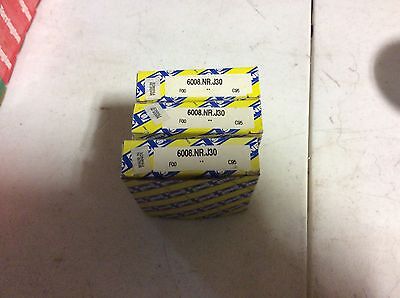 3-SNR Bearings #6008.NR.J30, Free shipping to lower 48, 30 day warranty