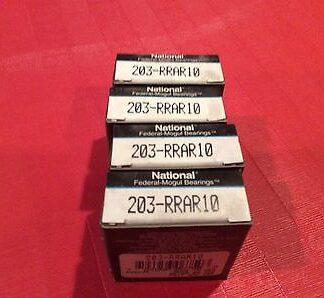 3-Federal Mogul bearings, #203-RRAR10, Free shipping lower 48, 30 day warranty!