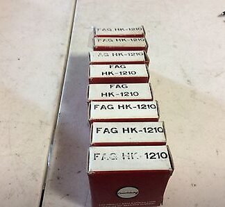 8-Consolidated ,Bearings#FAG HK-1210,Free shipping to lower 48, 30 day warranty