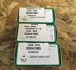 3-INA-Bearings #LR608-2RSR, 30 day warranty, free shipping lower 48!