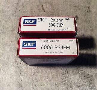 2-SKF ,Bearing #6006 ZJEM,30 day warranty, free shipping lower 48!