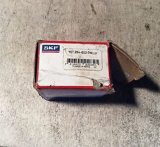 SKF ,Bearing #YET-204-012-CW,30 day warranty, free shipping lower 48!