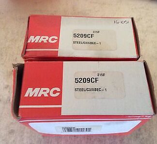 2-MRC  /bearings #5209CF ,30 day warranty, free shipping lower 48!