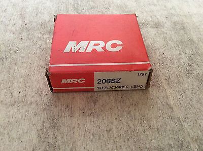 MRC /bearings #206SZ ,30 day warranty, free shipping lower 48!