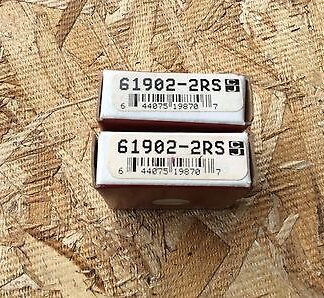 2-Consolidated-Bearings, Cat# 61902-2RS, comes w/30day warranty, free shipping