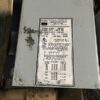 EGS Hevi-Duty 3kva transformer, 1ph, #HS5F3AS, pri-240/480v, sec-120/240v, - Image 2