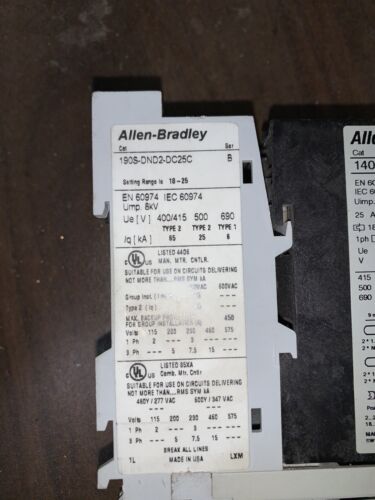 Allen-Bradley 140M-C2E-B25- #100-C310, Protection Circuit Breaker, With Warranty - Image 5