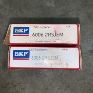 Lot-2 SKF,-Bearings #6006 2RSJEM, Free Shipping To Lower 48, With Warranty.