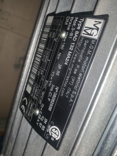 MGM Brake Motor, #132MA2/4, 6/5kw-7kw, 2940/1450rpm, 3530-1735rpm, 400v-460v, - Image 4