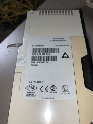 SCHNEIDER ELECTRIC 140 ATI 030 00 ANALOG INPUT MODULE - Image 2