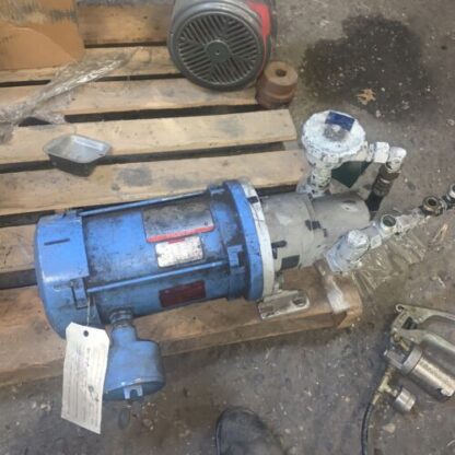 Reliance Electric Motor, #P56J3181MKA, 3/4hp, 1140rpm, 208/230v, Parker, #384323