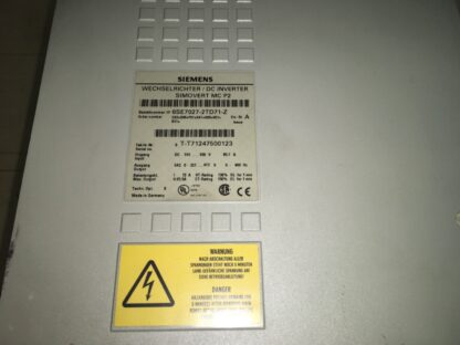 Siemens Wechselrichter/DC Inverter Simovert MC P2, 6SE7027-2TD71-Z - Image 2
