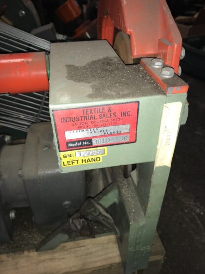Textile Industrial cutter, #301D-1BD, Dayton speed reducer , freight shipping - Image 3