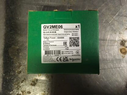 Schneider Electric motor circuit breaker, GV2ME06, KP-133