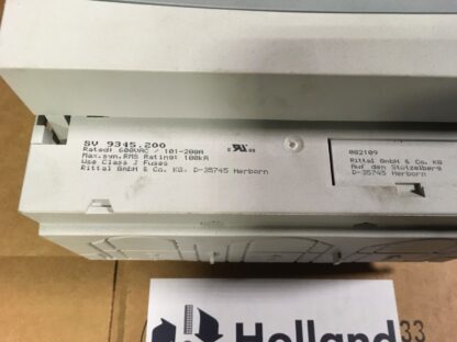 Rittal SV 9345.200, 600vac, with fuses, KP-175 - Image 2