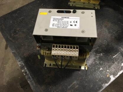 Siemens small transformer, 4AV3095-0AK00, pri-3AC 462v, sec- DC 24V/10A