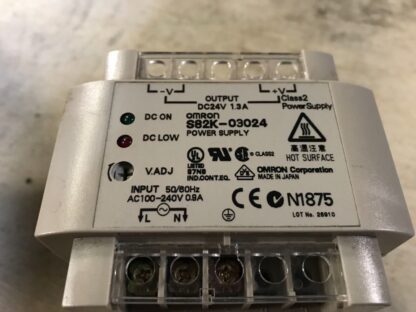 OMRON, Power supply, #S82K-03024, 30 day warranty - Image 2