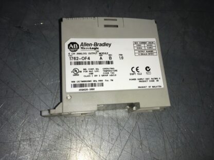 Allen Bradley MicroLogix 4 CH Analog output Module, 1762-OF4, Ser-A, Rev-B, Frn1 - Image 2