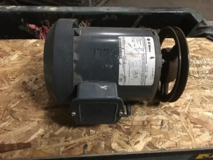 GE 1/2hp motor, 5K49MN6079, 208-230/460v, 3ph, 1140rpm, frame-56, pulley end