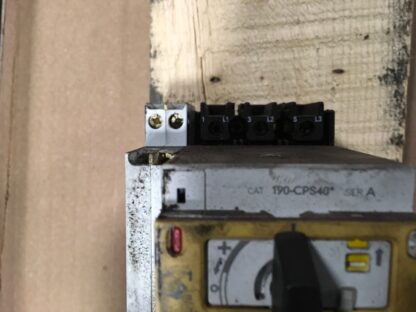 Allen-Bradley starter, 190-CPS40*, ser-a, 190-P024, 190-A40, 110/120v coil - Image 5
