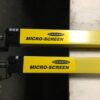 Set of Banner Micro-Screen, safety light curtains, USR4824Y, USE4824Y,