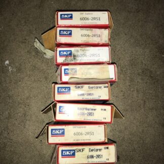 8-SKF-Bearings #6006-2RS1, Free Shipping To Lower 48, With Warranty.