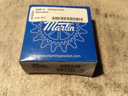 MARTIN sprocket #41BS18 5/8, FREE SHPPING to lower 48, NEW OTHER!