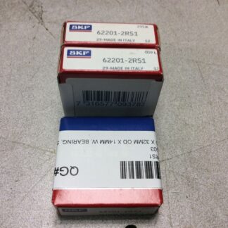 3-SKF-Bearing ,#62201-2RS1, FREE SHPPING to lower 48, NEW OTHER!