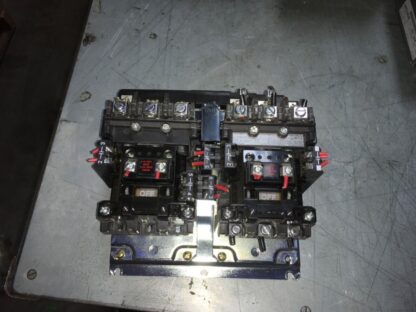 Allen Bradley reversing motor starter, NEMA size 1, 505-B0*-23, 115/120 coil v