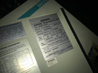 Siemens Drive, #6RA2477-2FV62,  Free Shipping To Lower 48, With Warranty - Image 4