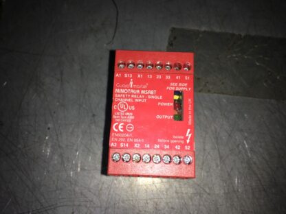Allen Bradley Guard Master MINOTAUR MSR8T, Safety Relay-Single Channel Input