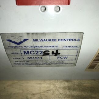 MILWAUKEE Controls Actuators, #MC2254,Free Shipping To Lower 48, 30 day Warranty