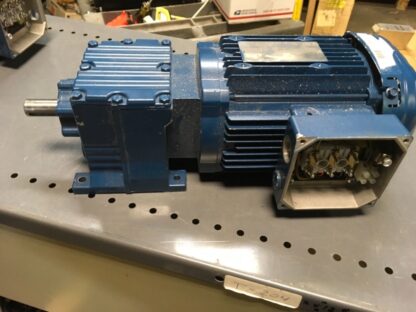 SEW-Eurodrive motor, type-R17DRE80M4/TH, kw/hp 0.75/1.00, 3ph, torque 65/53 Nm