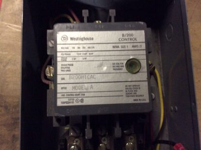 Westinghouse size 1 starter, #B200M1CAC, 115-200-230-460/575v, 440/480v coil - Image 3