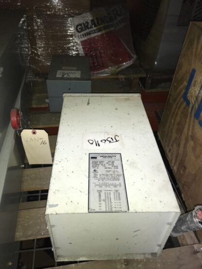 HEVI-DUTY Transformer, #HS5F10AS, 10kva, 240/480v, 120v240v, Freight shipping