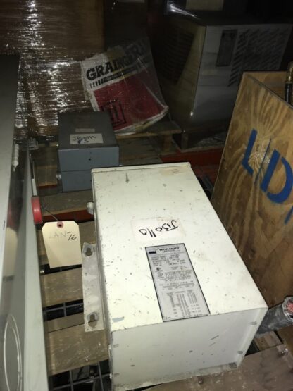 HEVI-DUTY Transformer, #HS5F10AS, 10kva, 240/480v, 120v240v, Freight shipping - Image 3