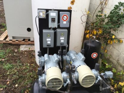Industrial water treatment system, tanks, pumps, honeycomb filters, well wizard, - Image 5