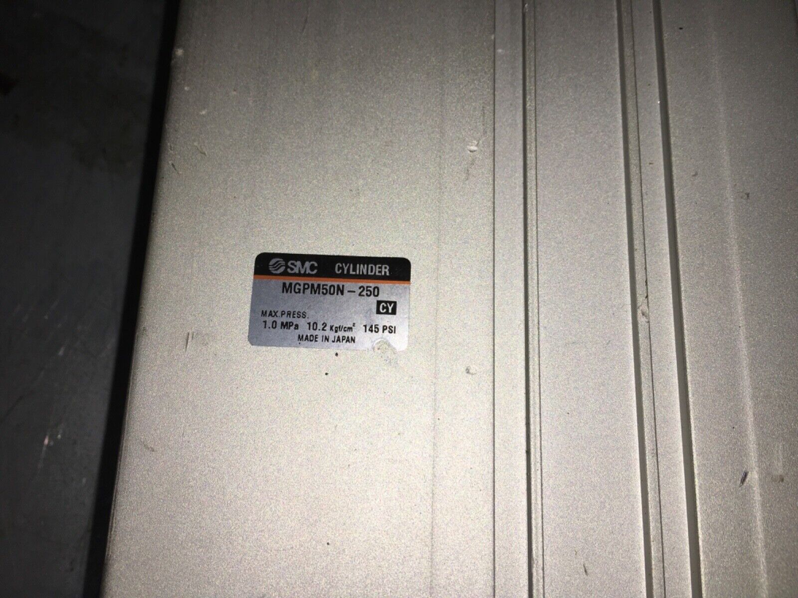 SMC Cylinder, MGPM50N-250, 145psi mac, ADI-999 - Image 2