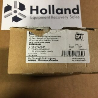Siemens overload relay, 3RU2116-1BB0, KP-232