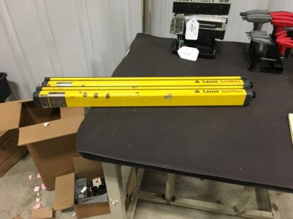 2-Leuze Lumiflex light curtain, CR 30-600 BH5, CT 30-600 BH3, 24vdc, 30mm