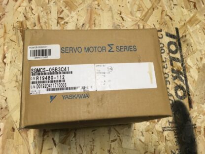 Yaskawa Electric AC Servo Motor, SGMCS-05B3C41, NOS, LG-140 - Image 2