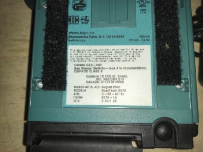 Welch Allyn, #2001, #2070, U-32-04881, Free Shipping To lower 48, With Warranty - Image 5